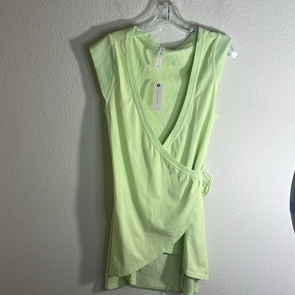 Anthropologie women’s mini dress Daily Practice V-Neck cotton NWT summer vacay - Picture 6 of 16